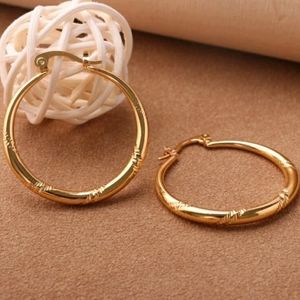 New Gold Hoop Earrings